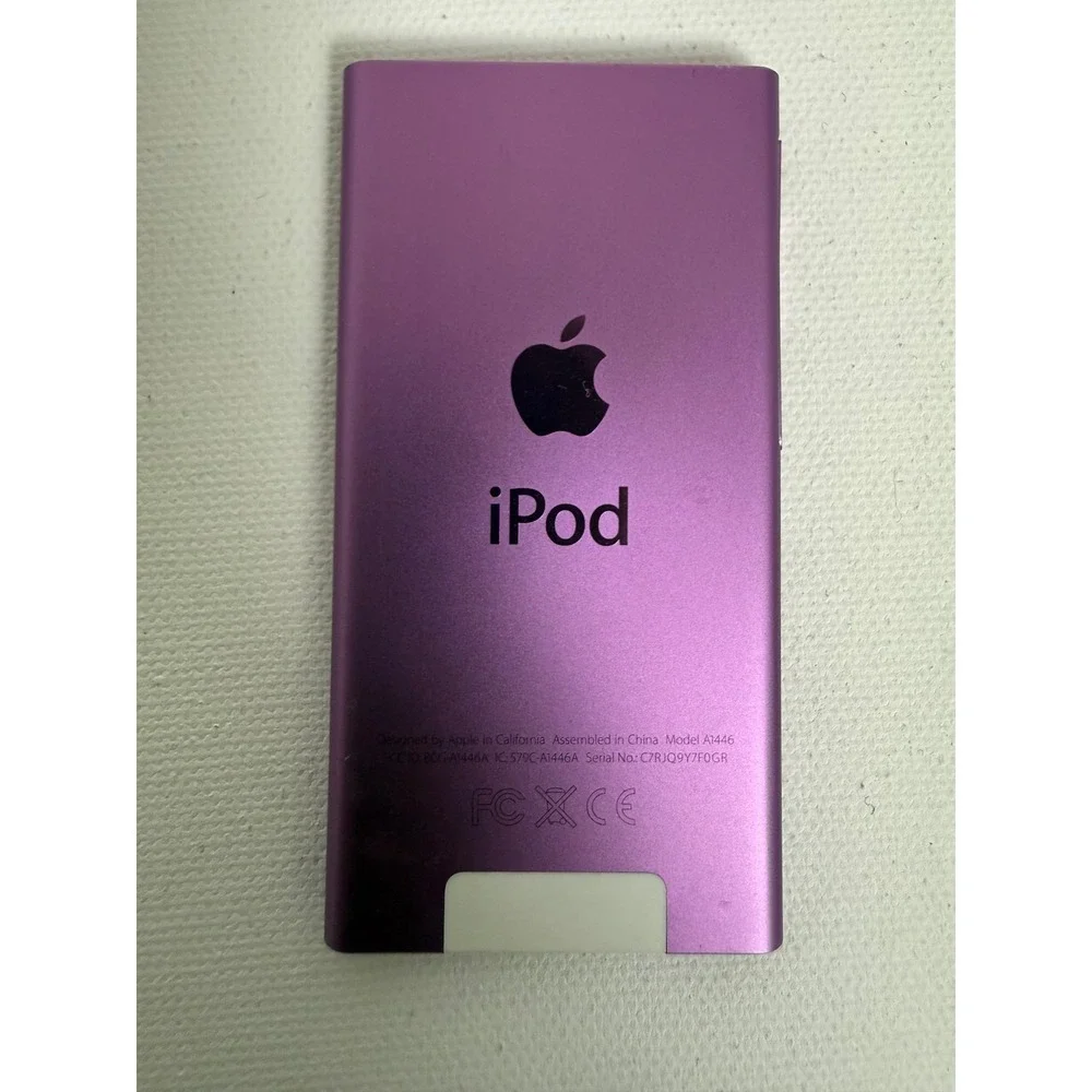 Apple iPod Nano 7th Gen 16GB Purple A1446 MP3 Player Bluetooth Touchscreen